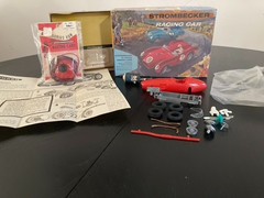 Vintage Strombecker Maserati 250F 1:24 Slot Car Motorized Kit Bundle w/ Throttle