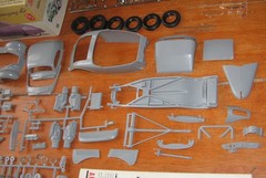 AMT 1936 Ford Customizing Kit #149 Unbuilt in Box 60s Issue Grey Plastic Orig 36