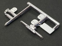 48 Ford Coupe TRUNK HANDLE , TRIM / EMBLEM from Revell 1:25 Model Kit 48