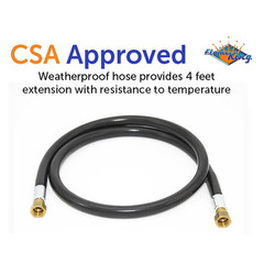 48 In. Thermo Rubber RV Slide Out Hose, 3/8 In. I.D., Female to Female