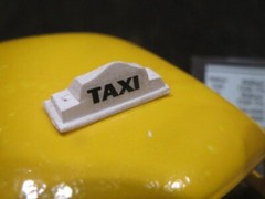 NEW!! Yellow Cab Co. 1/25 Taxi Sign & Decal from Fremont Racing Specialties