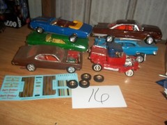 Model Car Junkyard/Parts Lot Salvage Built Plastic Models #15