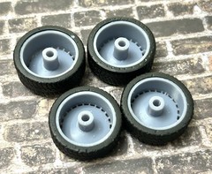 Resin 20 Inch: “Porsche TurboFan”Model car Wheels/Tires 1/24 1/25 scale