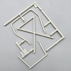 AMT/ERTL 1/25 Grave Digger Monster Truck Parts Kitbash Cage Bars Pieces 2