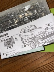 AMT Ertl 31543 1/25 Scale 1957 Chevy Hard Top Plastic Model Kit New Open Box