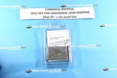 Mini World 7214 Vickers Mk I Medium Aircraft Machine Gun Brass, 1:72 scale kit