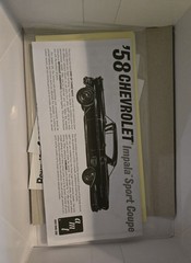 2015 AMT 1958 Chevy Impala Car #931/12 1:24 Scale Unused Open Box