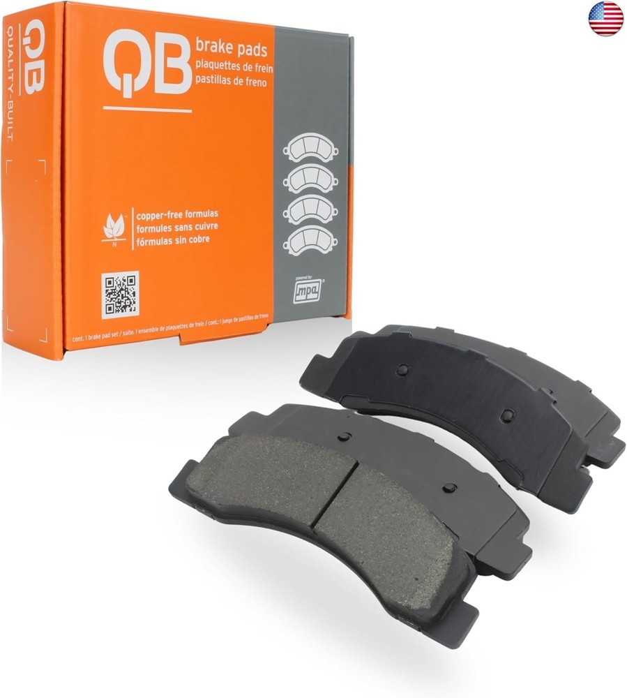 QB by QUALITY-BUILT Semi-Metallic Front Brake Pads 1000-0785M Compatible with