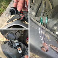 Portalámpara freno/intermitente para Acura RDX TSX Honda CRV, 2 uds