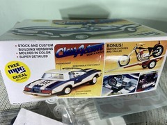 MPC Class Action Monte Carlo with Chopper & Trailer 1:25 Car Model Kit