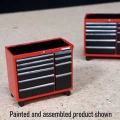 Make It RC 1/24-1/25 Rolling Tool Chest For Model Car Garage, Shop, Diorama