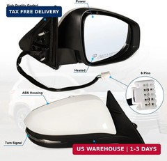 Right Passenger side Mirror Fits 2014-2019 Toyota Highlander With Power Glass