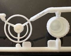 Polar Lights 1/25 1966 Batmobile Model Kit Parts Afterburner, Rocket Tube Mount+