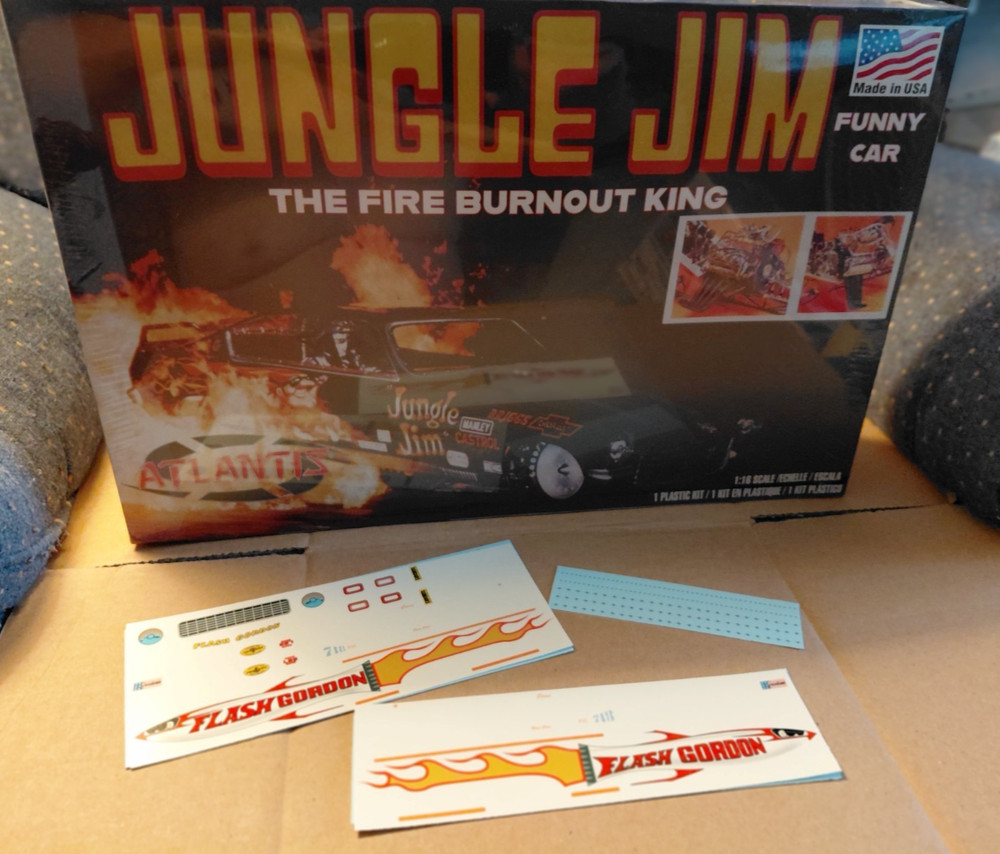 Sealed Atlantis H1486 Jungle Jim F/C w/ Whoopie Kat decals