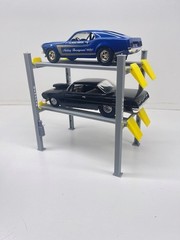 4 Post Tri-Level Lift for Display in 1/24th, 1/25th Scale MADE IN USA!!!!!