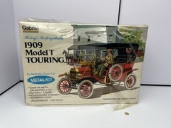 VINTAGE GABRIEL 26442 1909 MODEL T TOURING MODEL KIT OPEN BOX UNSTARTED 1/20