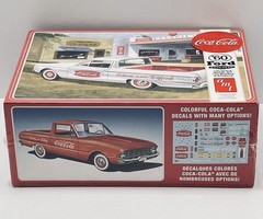 AMT 1/25 1960 Ford Ranchero Model Car with Coke Chest Coca-Cola NEW SEALED