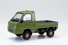 Aoshima 1/32 Snap Kit 05CU-OG Subaru Sambar Truck Custom Wheels (Olive Green)