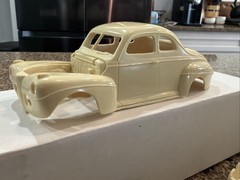R & R RESIN 1941 FORD BUSINESS COUPE RESIN KIT! CIRCA 90’s-2000’s! VMCP!