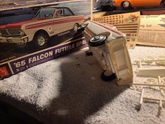 AMT ’65 Ford Falcon Futura Sprint 1:25 Plastic Car Model Kit Painted