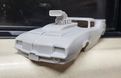 1/24 scale resin 3d printed Olds 442 Blown Pro Mod drag body model slot car