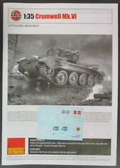 Airfix 1/35th Scale Cromwell Mk. IV – Decals & Directions from Kit No. A1374