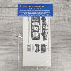 Slixx Decals 1/24 1/25 Scale NASCAR Dodge #9 Racing Vinyl Model Decal Sheet NEW