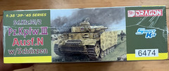 Dragon 1:35 ’39-’45 Series Pz.Kpfw.III Ausf.N w/Schürzen SEALED German Panzer