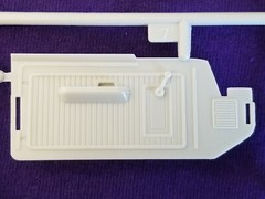 1972 FORD F250 CAB FLOOR , SIDE PANELS , SEAT from Moebius 1:25 Model Kit 67-72