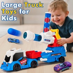 BainGesk Semi Truck Toys Car for 3, 4, 5, 6, 7, 8 Years Old 6 x 10 x 4 inches