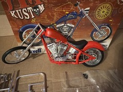 Revell 1/12 Scale Aces Wild Custom Chopper Built Extra Parts