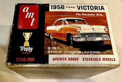 🏁 AMT ORIGINAL VINTAGE 1956 Ford Victoria 3in1 # 2156-200 Trophy Series 🏁