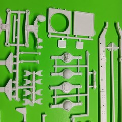 Kenworth W-925 AMT 1/25 Frame Chassis Front Axle Rear End Tractor Truck Semi