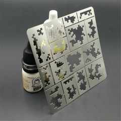 1/35 Military Model AFV Stenciling Digital Camo Templates Medium Pattern AJ0014
