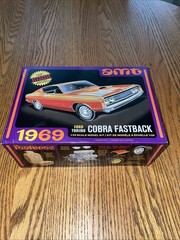 AMT 1/25 1969 Ford Torino Cobra Fastback Plastic Model Kit #1217 NOB !
