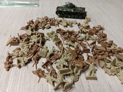 ESCI Japanese Infantry And Airfix Chi – Ha Tank
