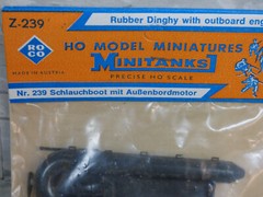 Roco Minitanks (NEW) 1/87 Z-239 WWII US Rubber Dingy Accessory Set Lot # 3440K