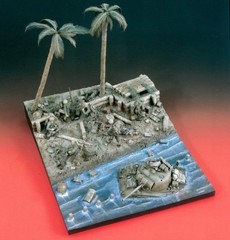 Verlinden 1/35 “Bloody Tarawa” Pacific War WWII Complete Diorama with Base 1914