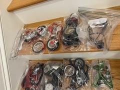 Vintage Model Motorcycle Parts Lot Misc
