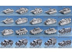 3D printed Military vehicles Tank models 100’s to Choose from in all scales (P1)
