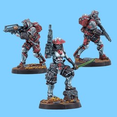 Die-cast Resin Model Assembly Kit, GK, Resin Battle Group 3 People, Unpainted…