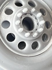 Resin 1/24 Scale 20 Inch Dually model car wheels, 1/24 1/25 Truck