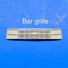 OBS Custom Grille for Silverado Dually Kits – Bar, Working Truck, Phantom 1/25