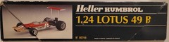 Vintage Heller Humbrol Lotus 49B 1/14 Scale Racecar Model # 80749