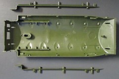 Academy 1/35th Scale US M60A1 Rise – Lower Hull from Kit No. 1390
