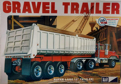 Gravel Trailer Super Long 12″ Trailer MPC 1:25 NEW FACTORY SEALED *US Seller*