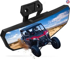 RZR Rear View Mirror, Convex UTV Center Rearview Mirror Compatible with Polaris