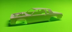 Body Hood Olds Cutlass Oldsmobile 442 FE3-X 1/25 Revell Header Panel Rear Bumper