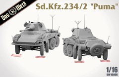 Das Werk 1/16 German Sd.Kfz.234/2 Puma DW16006