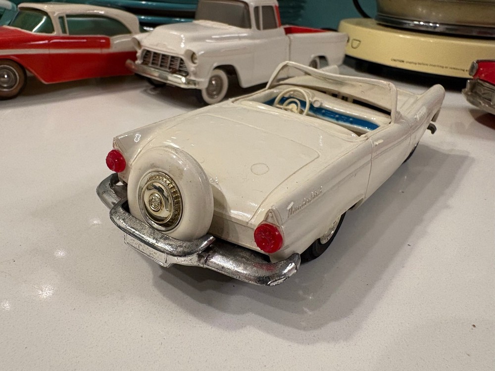 1956 Ford Thunderbird Dealer Promo Model Car in Unusual Colonial White